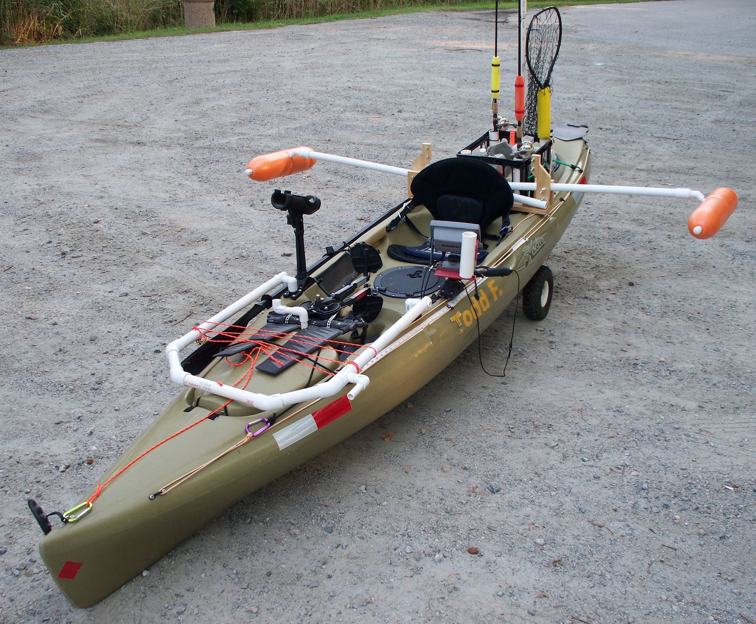 mboat: most used diy kayak lean bar